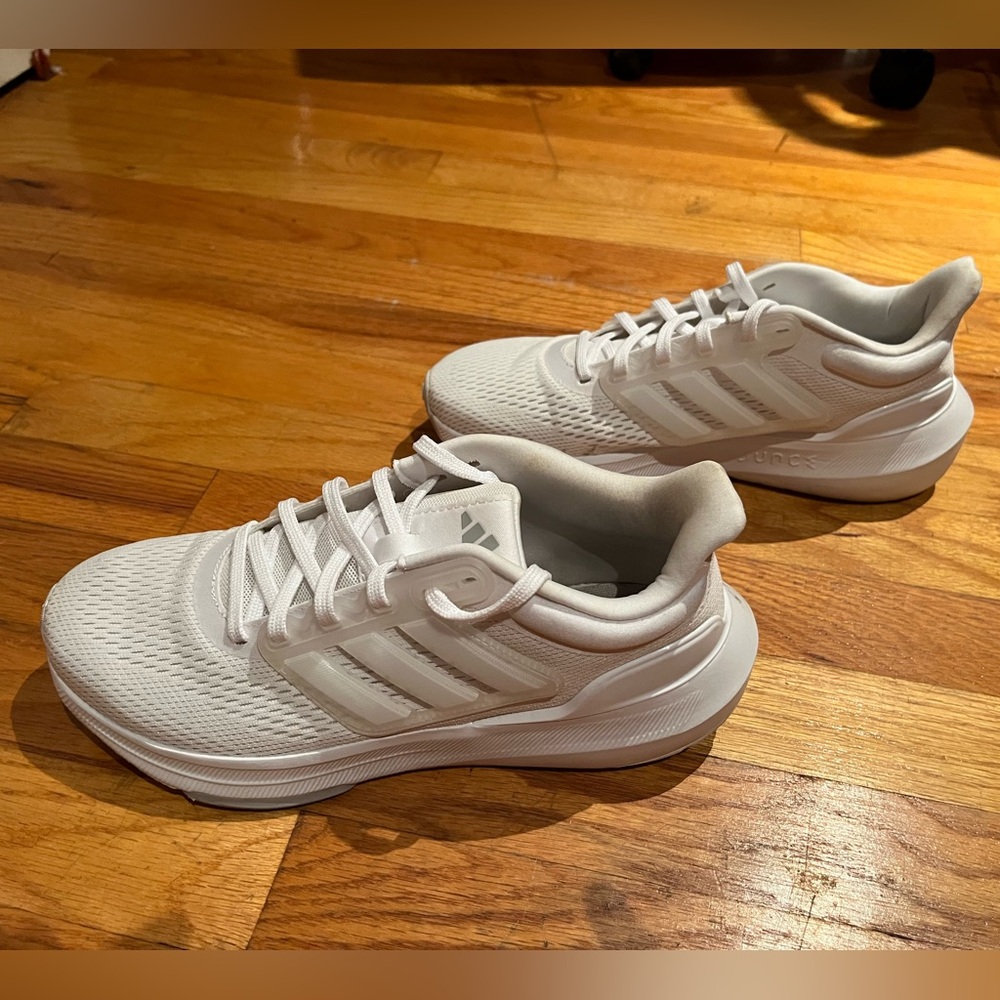 adidas White Mesh Athletic Shoes - Picture 5 of 5